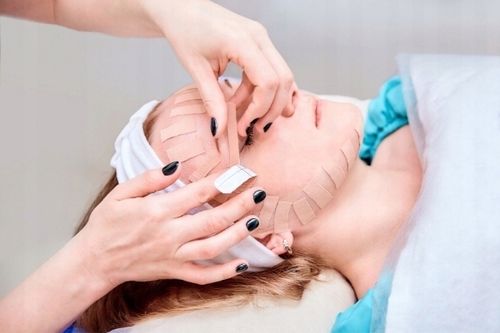 Taśma tape tejpy do kinesiotapingu CureTape 5cmx5m beżowy do twarzy na Arena.pl