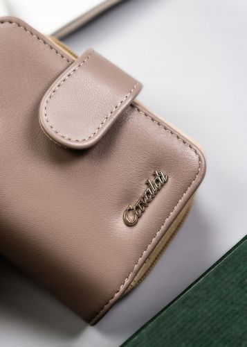 klasyczny, pojemny portfel damski ze skóry ekologicznej - 4u cavaldi na Arena.pl