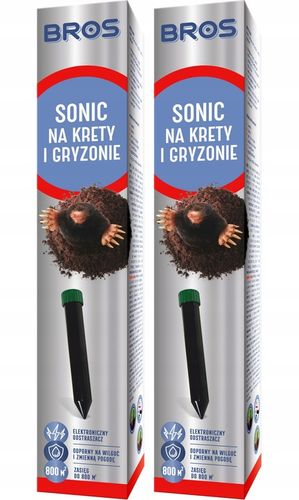 BROS Sonic na krety, gryzonie i węże, odstraszacz przeciwko kretom - 2 na Arena.pl