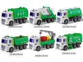 DLA DZIECI ZESTAW 6 CIĘŻARÓWEK  ŚMIECIARKA