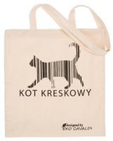 torba bawełni. eko-23-(kot kreskowy)-2105 natural