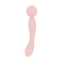 good vibes only - simi - double sided wand vibrator - pink
