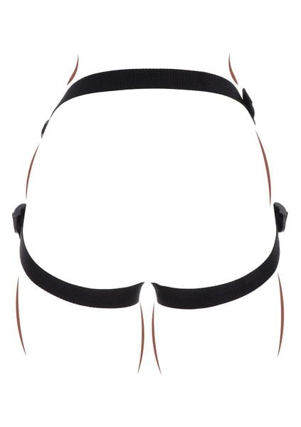 Strap-On Pleasure Harness Black zdjęcie 7