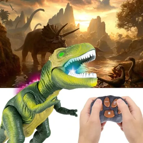 DINOZAUR R/C ROBOT ZDALNIE STEROWANY LED MUZYKA na Arena.pl