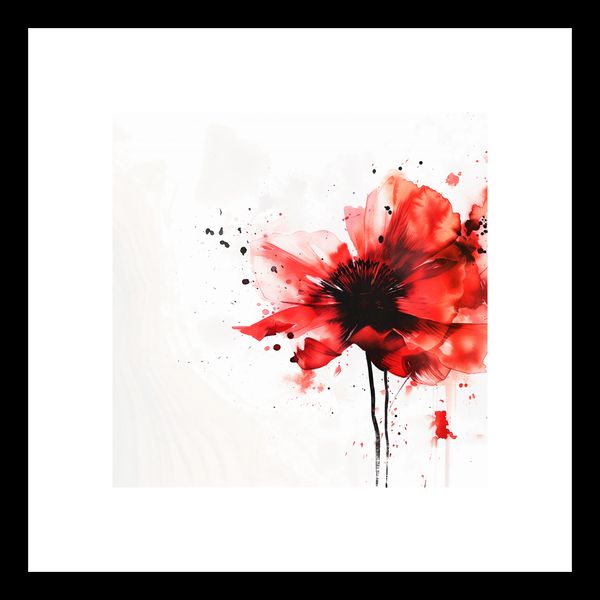 Plakat 20x20cm Płynna Akwarela zdjęcie 3