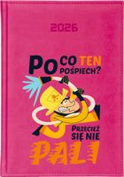 KALENDARZ A5 2026 DZIENNY PLANER Z NADRUKIEM UV DLA STRAŻAKA TWÓJ NAPIS