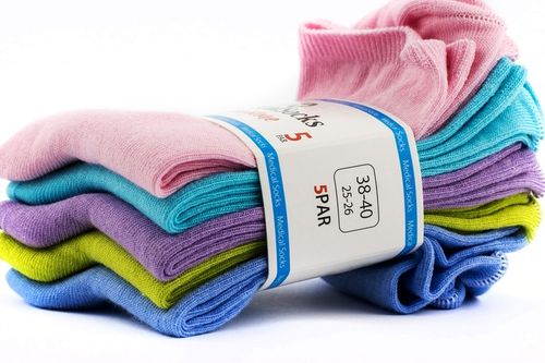 5X SKARPETKI SKARPETY MEDYCZNE BEZUCISKOWE DAMSKIE 41-43 na Arena.pl