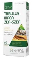 Medica Herbs TRIBULUS MACA ŻEŃ-SZEŃ KORA SOSNY Buzdyganek TESTOSTERON SEKS