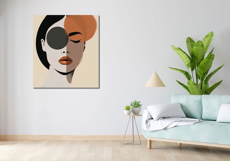 Obraz 90x100cm Dwie Strony Piękna zdjęcie 2