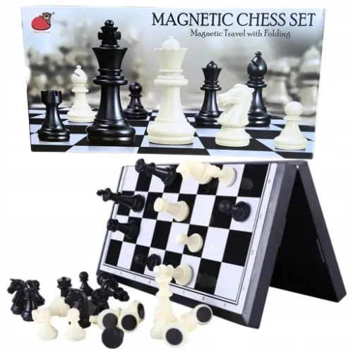 SZACHY KLASYCZNE 25X25 GRA SKŁADANE SZACHOWNICA na Arena.pl