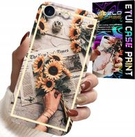 ETUI DO IPHONE SE / SE2 - KWIATISTY WZÓR SŁONECZNIK SŁONECZNIKI
