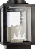 Znicz pamiątkowy na Wszystkich Świętych z imieniem datą napisem elegancki