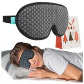 3D PREMIUM MASKA DO SPANIA OPASKA DO SNU NA OCZY 100% ZACIEMNIENIA