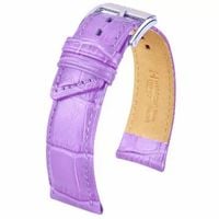 Pasek do zegarka - Hirsch 02628184-2-18 fioletowy 18mm