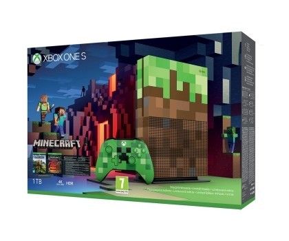 Microsoft Xbox One S 1TB + Minecraft Limted Eition+ 6M LIVE na Arena.pl