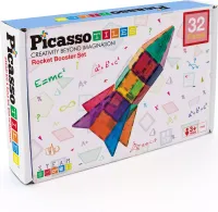 Klocki magnetyczne konstrukcyjne 32 el Picasso Tiles duże edukacyjne
