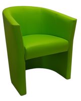 Fotel CLUB Eco skóra D5 limonka