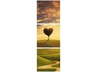 90X30CM BAJKOWA KRAINA TRÓJ OBRAZ DRUK