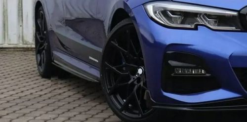 BMW G20 G21 M PAKIET CZARNY POŁYSK DOKŁADKI BOCZNE LISTWY PROGÓW MP STYLE na Arena.pl