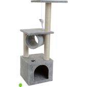 Drapak dla kota Double jasnoszary + piłka GRATIS