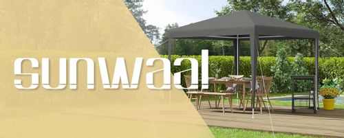 Namiot Ogrodowy Pawilon Handlowy Dach 3x3 M SZARY na Arena.pl