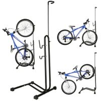 Stojak Rowerowy Serwisowy Uchwyt na Rower Wieszak Stal Czarny Regulowany