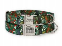 Obroża dla psa z klamrą Mushrooms rozmiar M