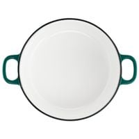 Garnek brytfanna żeliwo powłoka emaliowana 24cm pokrywka Tefal Elegance