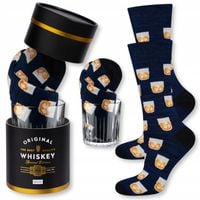 SKARPETKI WHISKEY SOXO prezent na WALENTYNKI DLA FACETA CHŁOPAKA NIEGO
