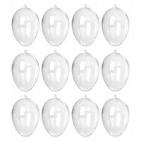 JAJKA PLASTIKOWE jajko akrylowe do dekoracji wielkanoc ozdoba 12cm akryl