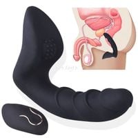 Masażer Prostaty Korek Wibrator Z Pilotem 10 Prog.