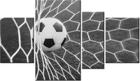 120CM 70 OBRAZ 4 ELEM PIŁKA BRAMCE ŚCIENNY