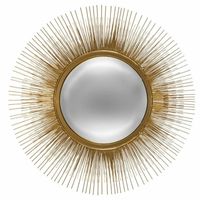 Lustro Metal Soleil złote 58cm