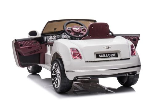 Auto Na Akumulator Bentley Mulsanne Biały na Arena.pl
