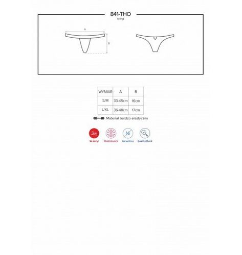 841-THO-1 stringi czarne L/XL na Arena.pl