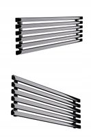 GRZEJNIK DEKORACYJNY MINI 45/120 CZARNY POŁYSK