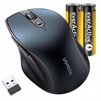 UGREEN MYSZKA OPTYCZNA MYSZ BEZPRZEWODOWA USB 2.4GHZ 4000 DPI + BATERIA AA