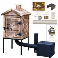 Wędzarnia drewniana premium | 1 x 60 modułowa | piec 30x30x35 | PRODUCENT