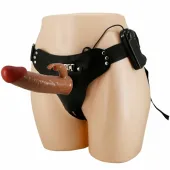 pretty love marion system uprzęży z funkcją wibracji 19 cm brązowy