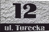 Tabliczka adresowa Numer domu Tablica adres posesji Metal ALUMINIUM 20x15