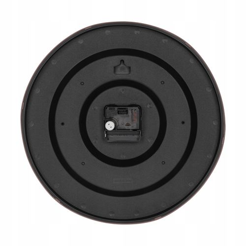 Zegar ścienny 30cm ciemny brąz PŁYNNA praca WSKAZÓWEK na Arena.pl