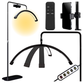 Lampa kosmetyczna led bezcieniowa stojąca LumiGlow HD M6X