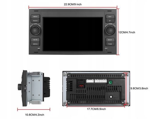RADIO SAMOCHODOWE ANDROID FORD KUGA S-MAX C-MAX CARPLAY USB RDS GPS WIFI BT na Arena.pl