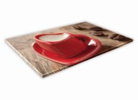 SZKLANA DESKA KUCHENNA 60x20 254c Kawa