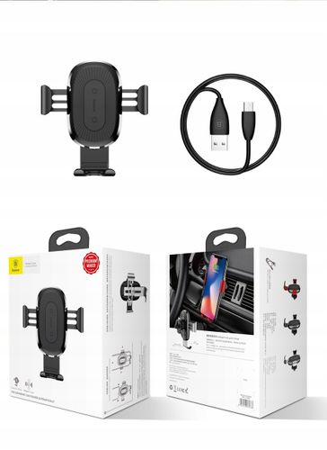 UCHWYT ŁADOWARKA QI BASEUS GRAVITY S9 S9 PLUS na Arena.pl