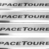 Listwa progowa CITROEN SPACETOURER Stal nierdzewna 304 połysk z czarnymi