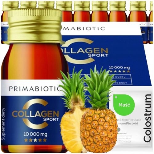 Kolagen do picia Primabiotic Collagen Sport 12 WITAMIN 30szt x 30 ml ANANAS na Arena.pl