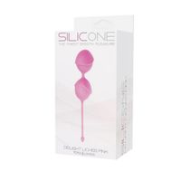 Kulki-Palline Delight Pussy Lichee Silicone Pink