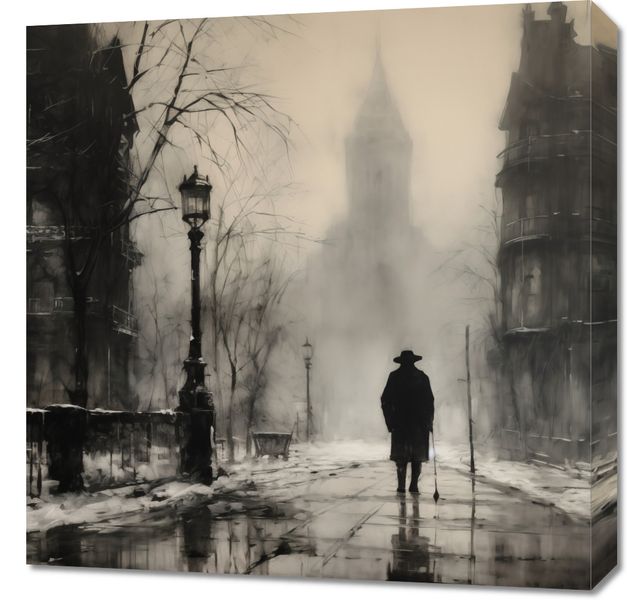 Obraz 60x60cm Mgła nad Londynem zdjęcie 1