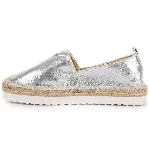 Srebrne Wsuwane Espadryle r.37 na Arena.pl